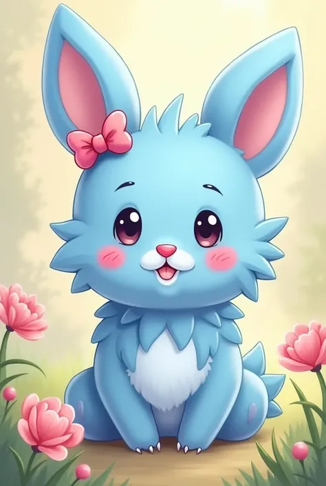 Fine,  here is a detailed promt for creating an image of a cute blue creature:

 Start by choosing pink for your creature . It can be a gentle blue or a bright and bright shade .

imagine ,  that this creature has a soft and fluffy texture .  Draw it with ...