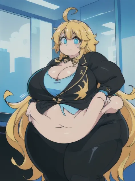 ((best quality, 4k, 8k, anime bishoujo, one girl, masterpiece, 2D art style)), ((((beautiful extremely detailed face)))), (((detailed eyes, cyan eyes, stares at the viewer))), cinematic lighting, ((perfect anatomy, stand up)), (((extremely huge breasts, br...