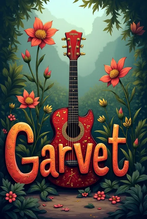 GARVEET WRITTEN WITH AN ARTISTIC BACKGROUND AND ADD A GUITAR TOO