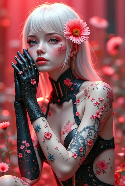 hyper detailed, insanely detailed, exquisite, beautiful, Full-HD, highres, cute, fantasy, kawaiipunk, flowerpunk, 3D render, soft-edged, soft lines, art nouveau