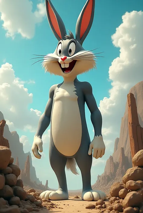 Give me an image of giant Bugs Bunny