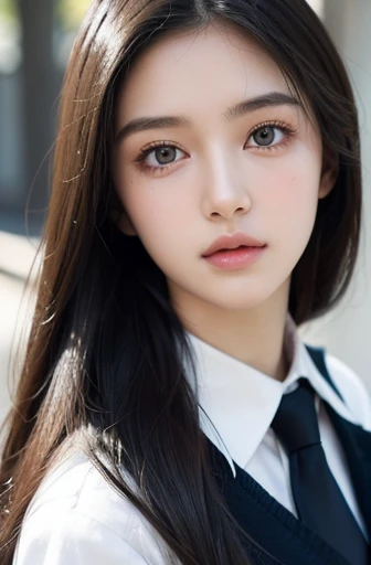 a young teenage girl,school uniform,removing school uniform,beautiful detailed eyes,beautiful detailed lips,extremely detailed eyes and face,longeyelashes,beautiful,alluring,elegant,graceful,delicate,soft lighting,warm color tones,cinematic,portrait,photor...