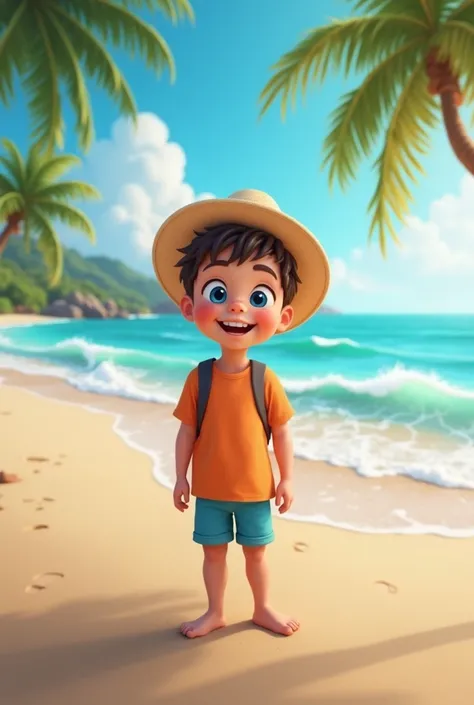 HD, Smile, beach, photography, boy