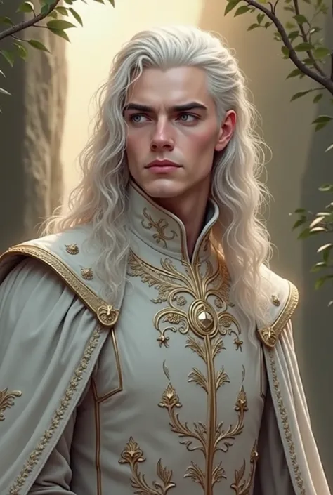 look like Aegon Targaryen dressed in white