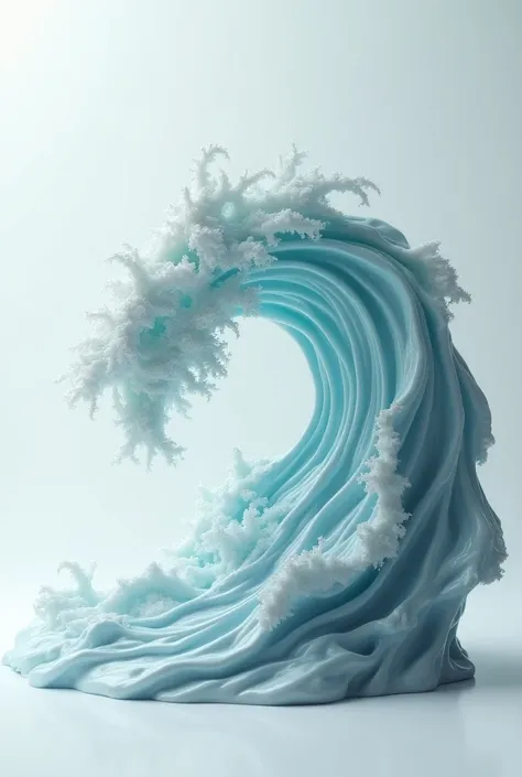 Just a beautiful wavy wave in 3d that can be viewed from right to left but from back to front
