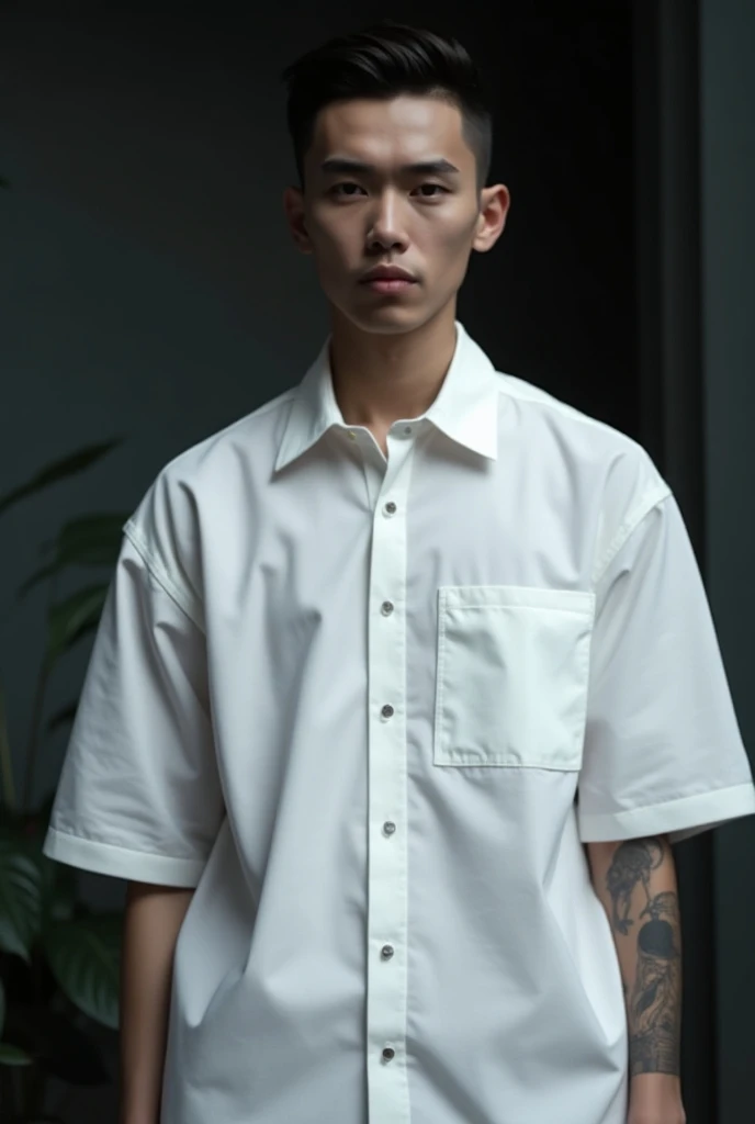 I want a white shirt based on the Ferxxo aesthetic