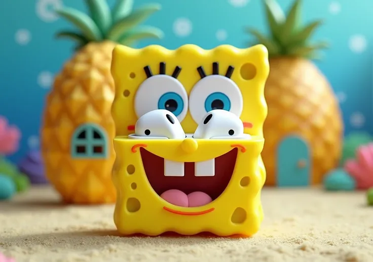 Spongebob AirPods case design 