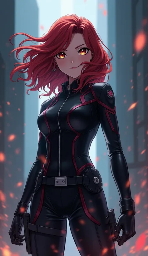 How serious is the Black Widow from the Avengers anime Kimetsu no Yaiba at 9:16 , Wallpaper 