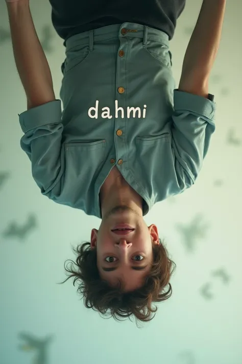 I want a picture of Kevin Debroin who is upside down and written instead of his name Dahmi in English