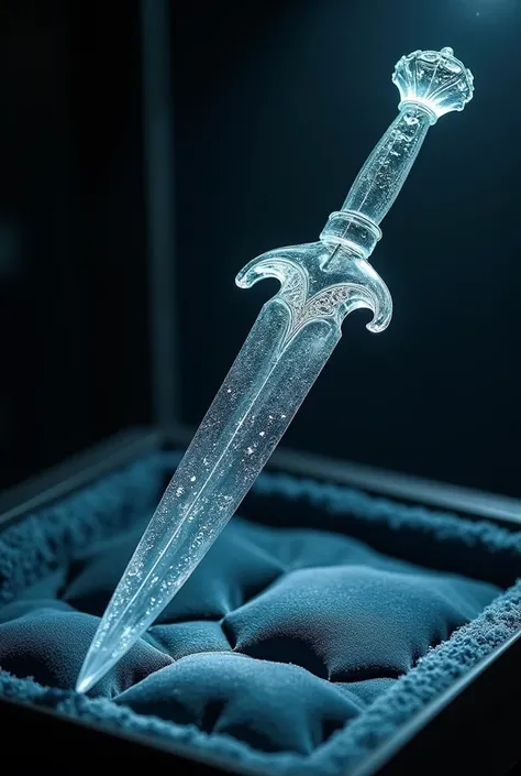 A dagger made from glass