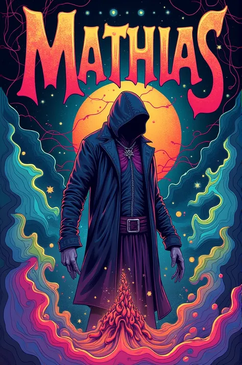 Generate the word Mathias in a psychedelic style