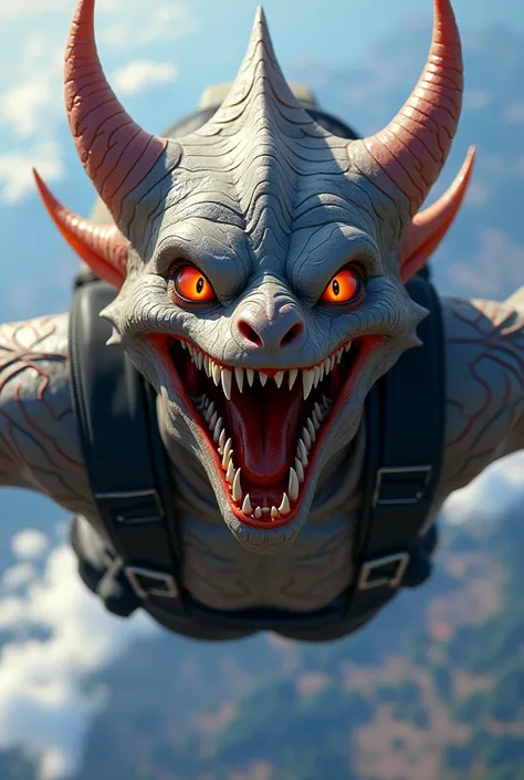  I want a Stafi skydiver who shows his fangs from the front