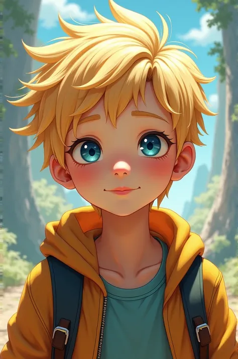 Blond boy with blue eyes and is the protagonist of Kimi no Koto