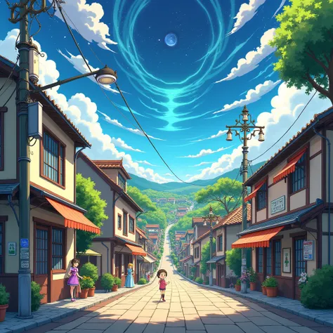 CREATE A HOMETOWN WITH ANIME SKIES 