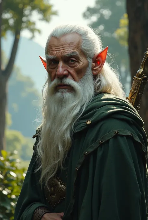 White-haired elf 120 years old