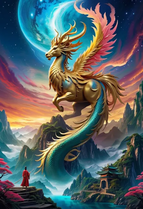 (God话 creatures) , (God), ( legendary creatures ), (God话), (Make a),(unicorn),(Yu Ji), (Xuanwu), (Qinglong), (baihu), (Suzaku), (majestoso), (powerful), (God秘), (God话), (epic), (magical), (ethereal), (obsessed), (God圣), (majestoso), (God话 realm), (God秘), (...