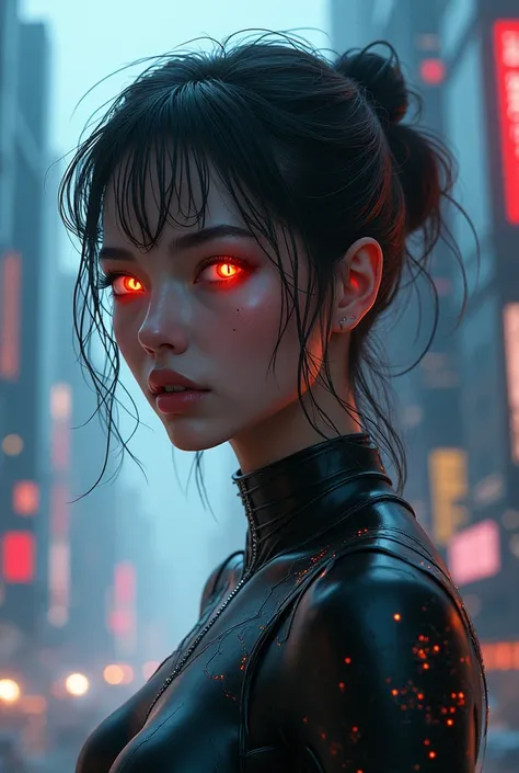 Beauty　 Cyberpunk 　Realistic images