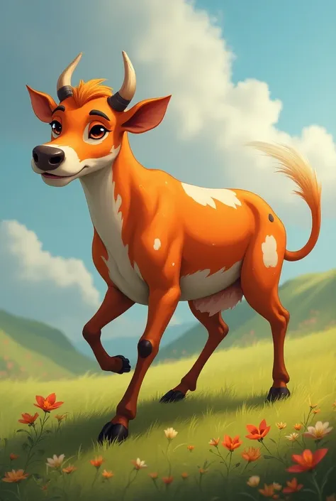  The animal could have a slender ,  smooth build of the weasel with the powerful ,  massive Combine legs and the robust body of a cow.  It would have a long , flexible tail ,  that is reminiscent of the fire weasel ,  but maybe a bit thicker and more muscu...