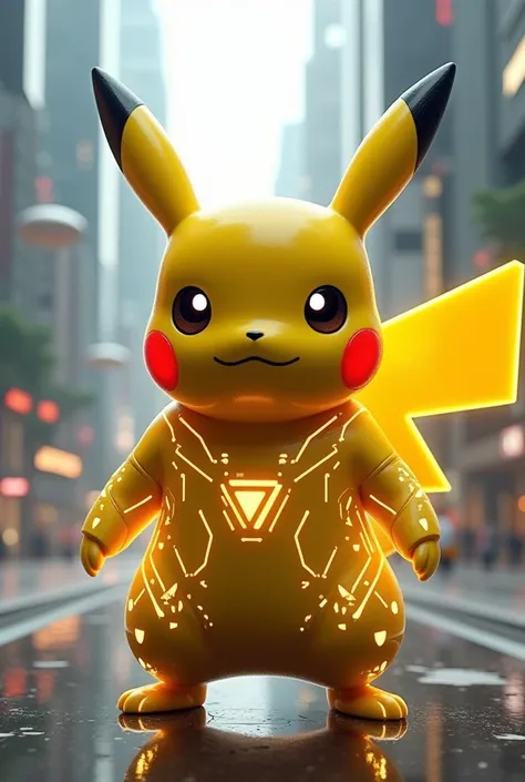 Morph a Pikachu with flash suit