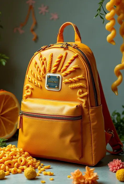 Create a Burkindi Pasta macaroni back pack 