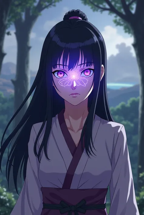 hinata hyuga(Naruto), anime, Realistic, byakugan power