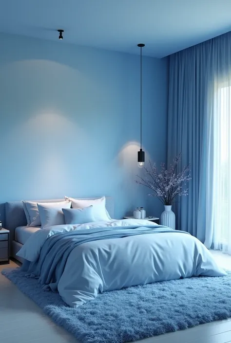 Blue bedroom 