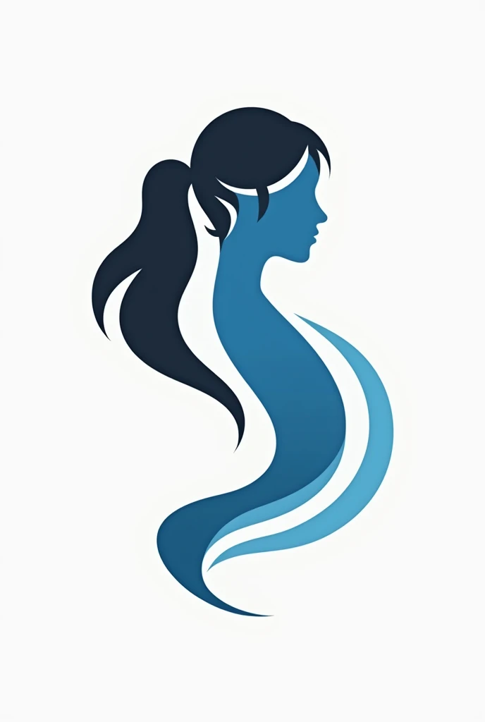 Sports physiotherapist logo with female MC initial 