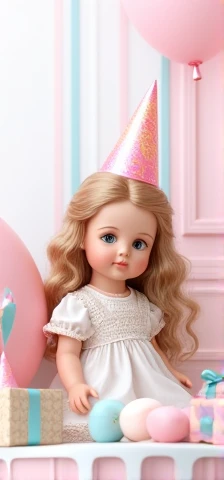 Make this doll happy on a birthday 