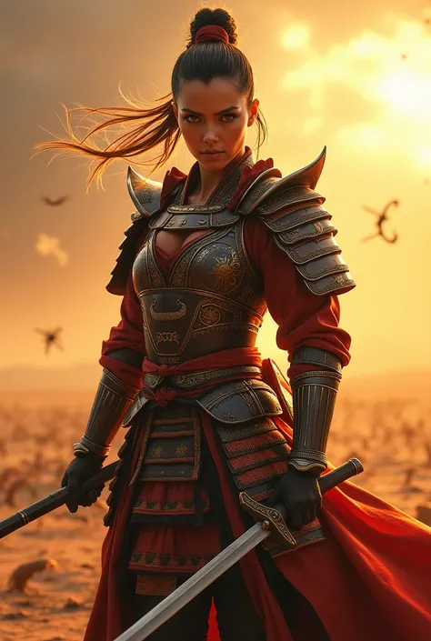 A very hot samurai woman