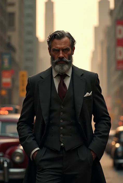  An Incredible Bearded Human Wearing His 1928 Suit in Washington D..c, action thriller movie 