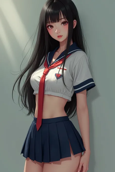 Real Asian nude  girl  student.  girl.  girl wearing super super small and sexy school uniform