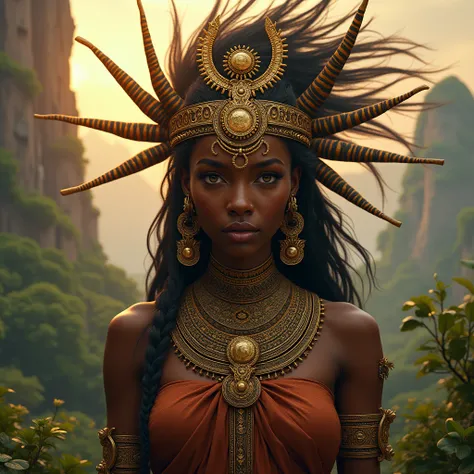 Image of an African goddess