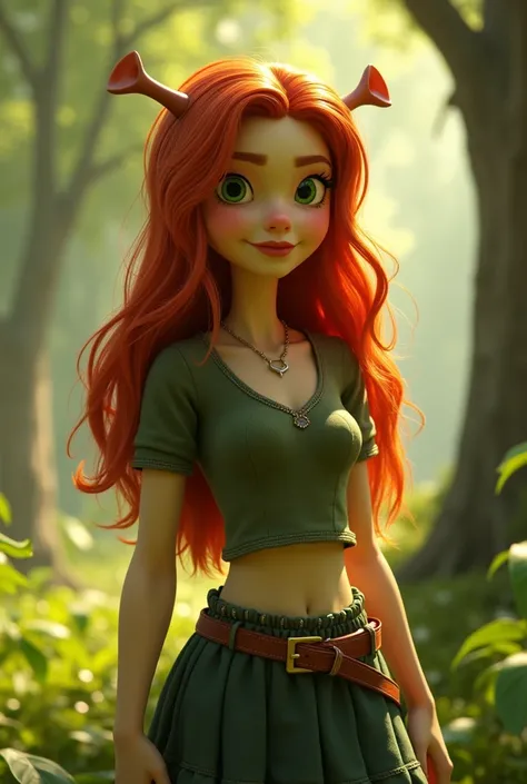 Fiona from Shrek red-haired teen
