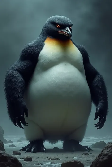 Muscular sinister penguin