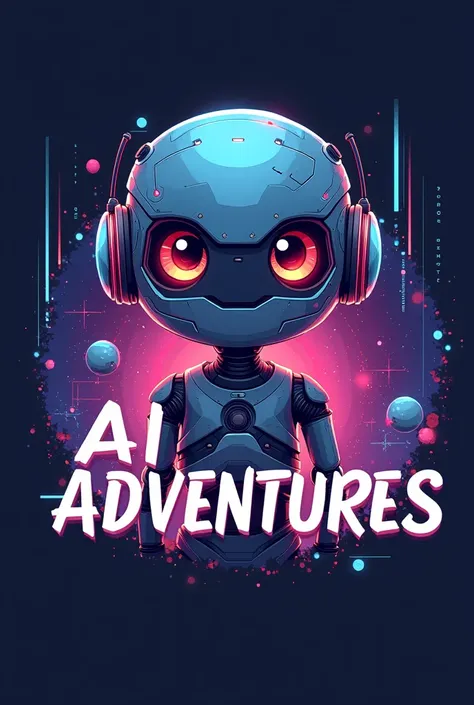 Ai adventures name youtube channel logo