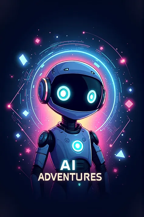 Ai adventures name youtube channel logo