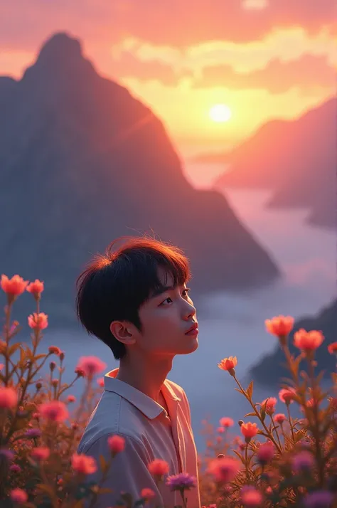 BTS jungkook 🏵️🥀🌅🏔️