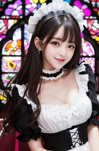  sexually aroused expression、Gothic Mode、 glossy thighs soaked in water、Oily and shiny thighs、Beautiful white and radiant skin、 Chestnut hair that changes with light 、Bangs up to the top of the eyes、 Cheek Gloss Highlights 、 Sexy and very beautiful Nice wo...