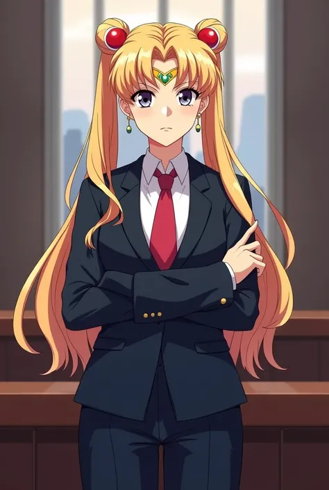 Sailor Moon gives up on the life of star guardian and begins to venture into the legal profession