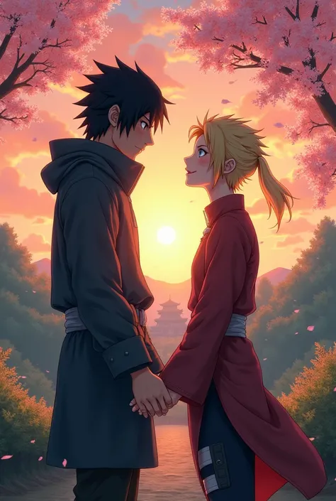  Sasuke decides to declare all his love to Naruto Uzumaki, So the two finally get married 