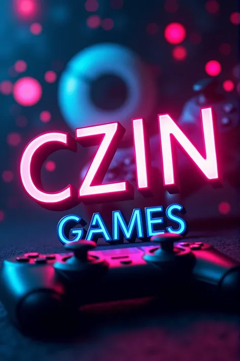 Create a banner for me for my YouTube channel about games channel name Czin Games