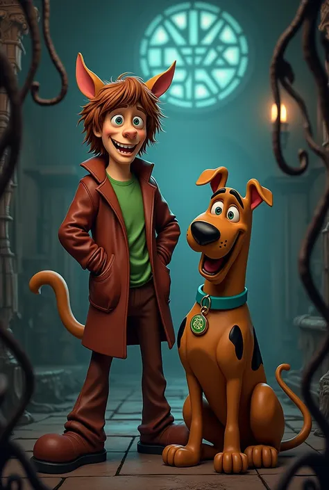 Shaggy Scooby doo in Identity v, button eyes 