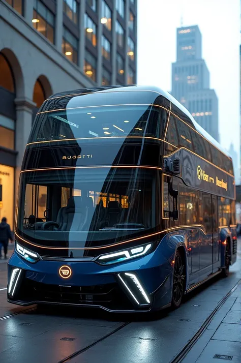 A Bugatti and red bus hybrid would be an intriguing blend of luxury sports performance and practical public transportation. Imagine a high-performance Bugatti engine coupled with the size and capacity of a traditional red double-decker bus. 

The result mi...