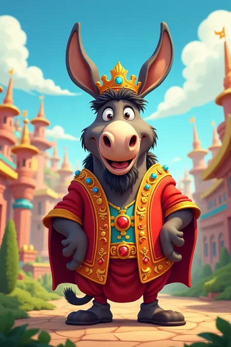 Donkey raja cartoon ki picture
