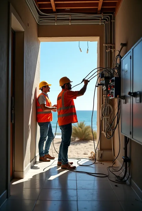 The internal electrical installations of the Hotel Salinas del Almirón are under the technical microscope of the regulations of the UTE and the national fire department..