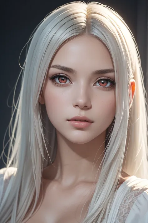 (Masterpiece:1.2, Best Quality), (finely detailed beautiful eyes: 1.2), ((1girl)), (red eyes:1.4), (Finely detailed eyes and detailed face:1.3), ((Girl with long white hair)), (beautiful and clear background:1.2), (extremely detailed CGI, Ultra-detailed, b...