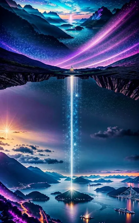 Spectacular views、 Future Cities 、god秘的、 Vivid 、 is glittering、 magic 、 surrealism、god々、 amazing、Little Star, beautiful view, Inspiring Scenery, Spectacular Scenery ,Breathtaking Scenery , amazing風景, Emotionally Shaking Scenery,Charming landscape,Impressiv...