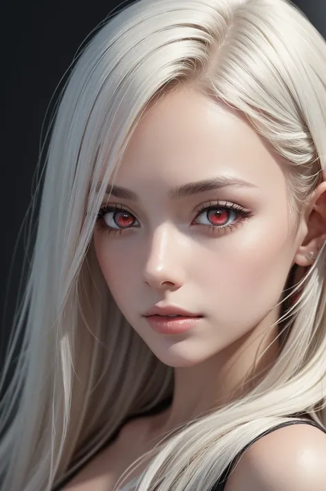 (Masterpiece:1.2, Best Quality), (finely detailed beautiful eyes: 1.2), ((1girl)), (red eyes:1.4), (Finely detailed eyes and detailed face:1.3), ((Girl with long white hair)), (beautiful and clear background:1.2), (extremely detailed CGI, Ultra-detailed, b...