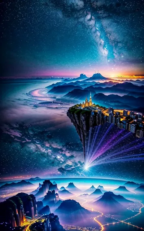 Spectacular views、 Future Cities 、god秘的、 Vivid 、 is glittering、 magic 、 surrealism、god々、 amazing、Little Star, beautiful view, Inspiring Scenery, Spectacular Scenery ,Breathtaking Scenery , amazing風景, Emotionally Shaking Scenery,Charming landscape,Impressiv...