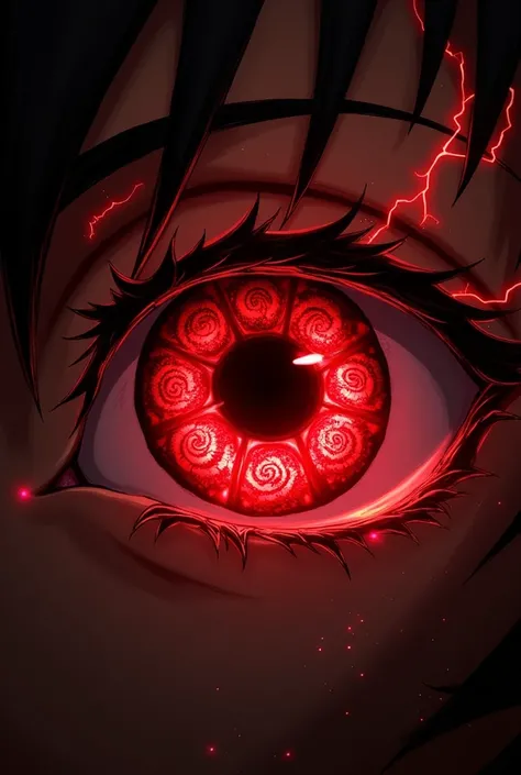 A Mengekio Sharingan from Naruto
But with more details and whats scary